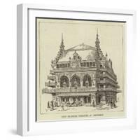 New Flemish Theatre at Brussels-null-Framed Giclee Print