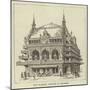 New Flemish Theatre at Brussels-null-Mounted Giclee Print