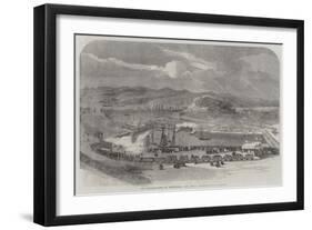 New Floating-Docks at Britonferry, Near Neath, Glamorganshire-null-Framed Giclee Print