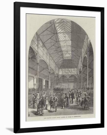 New Flower Market, Covent Garden, in Course of Construction-Frank Watkins-Framed Giclee Print