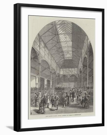 New Flower Market, Covent Garden, in Course of Construction-Frank Watkins-Framed Giclee Print