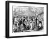 New Flower Market, Paris, 1874-null-Framed Giclee Print