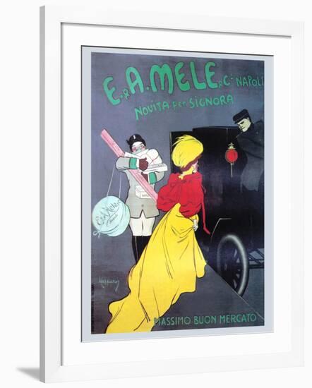 New for the Signora from Mele-Leonetto Cappiello-Framed Art Print
