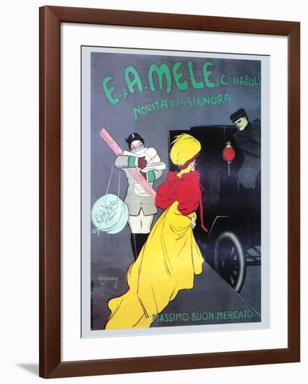 New for the Signora from Mele-Leonetto Cappiello-Framed Art Print