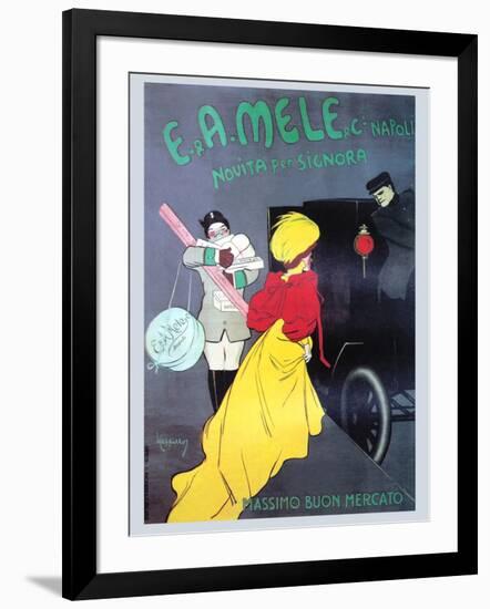 New for the Signora from Mele-Leonetto Cappiello-Framed Art Print