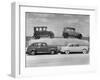 New Ford Cars Arranged to Make Advertising Pictures-William Sumits-Framed Photographic Print