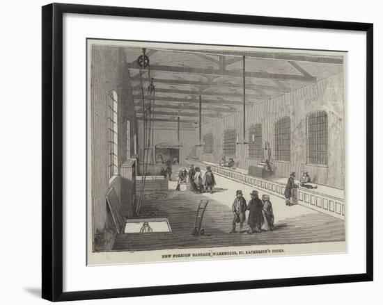 New Foreign Baggage Warehouse, St Katherine's Docks-null-Framed Giclee Print