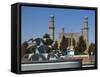 New Fountain in Front of the Friday Mosque, Herat, Afghanistan-Jane Sweeney-Framed Stretched Canvas