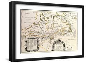 New France or Canada by Champlain-Samuel de Champlain-Framed Art Print