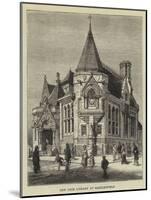 New Free Library at Macclesfield-null-Mounted Giclee Print
