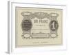 New French Bank Note-null-Framed Giclee Print