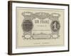 New French Bank Note-null-Framed Giclee Print