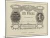 New French Bank Note-null-Mounted Giclee Print