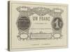 New French Bank Note-null-Stretched Canvas