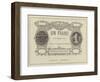 New French Bank Note-null-Framed Giclee Print