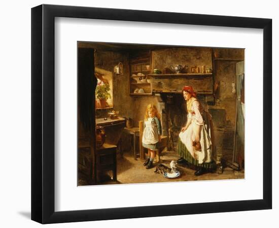 New Friends, 1881 (Oil on Canvas)-Carlton Alfred Smith-Framed Giclee Print