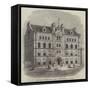 New Front of the Sailors' Home, Well-Street, London Docks-null-Framed Stretched Canvas