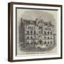 New Front of the Sailors' Home, Well-Street, London Docks-null-Framed Giclee Print