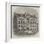 New Front of the Sailors' Home, Well-Street, London Docks-null-Framed Giclee Print