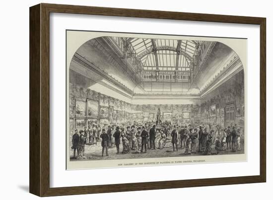 New Gallery of the Institute of Painters in Water Colours, Piccadilly-Frank Watkins-Framed Giclee Print