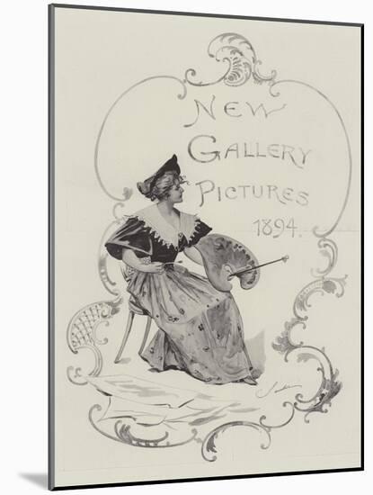 New Gallery Pictures, 1894-Robert Sauber-Mounted Giclee Print