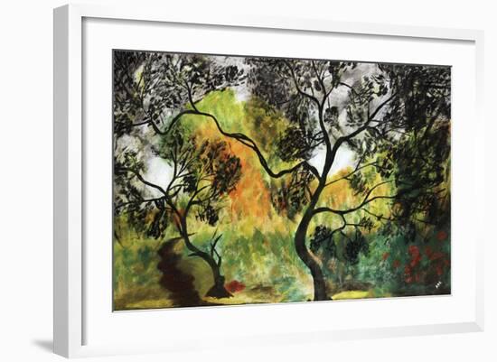 New Garden Path-Abe Abe-Framed Giclee Print