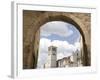 New Gate Assisi and View of the Franciscan Basilica, Assisi, Umbria, Italy-Olivieri Oliviero-Framed Photographic Print