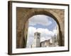 New Gate Assisi and View of the Franciscan Basilica, Assisi, Umbria, Italy-Olivieri Oliviero-Framed Photographic Print