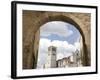 New Gate Assisi and View of the Franciscan Basilica, Assisi, Umbria, Italy-Olivieri Oliviero-Framed Photographic Print