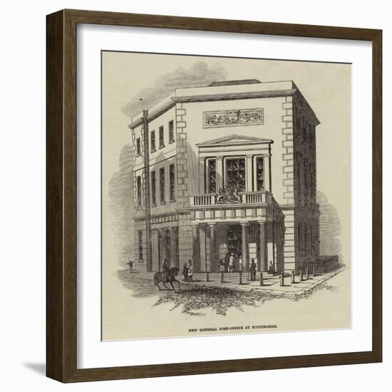 New General Post-Office at Nottingham-null-Framed Giclee Print