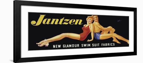 New Glamour Swim Suit Fabrics-null-Framed Giclee Print