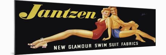 New Glamour Swim Suit Fabrics-null-Mounted Giclee Print