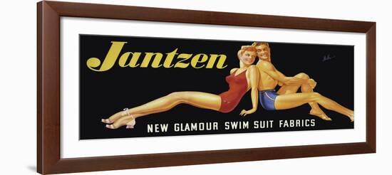 New Glamour Swim Suit Fabrics-null-Framed Giclee Print