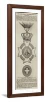 New Grand Cross of the Greek Order of Our Saviour-null-Framed Giclee Print