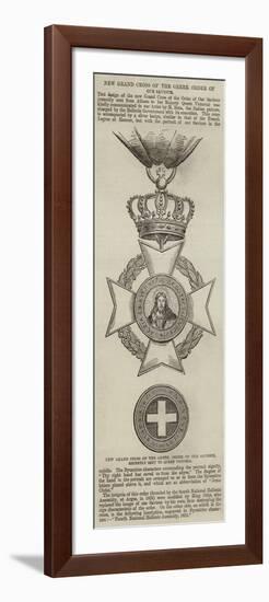 New Grand Cross of the Greek Order of Our Saviour-null-Framed Giclee Print