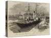 New Graving Dock, at Lowestoft-Edwin Weedon-Stretched Canvas