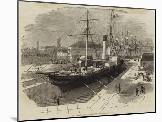 New Graving Dock, at Lowestoft-Edwin Weedon-Mounted Giclee Print