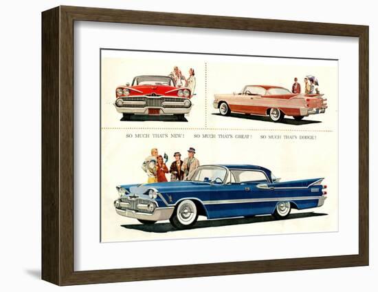 New Great-So Much That's Dodge-null-Framed Art Print