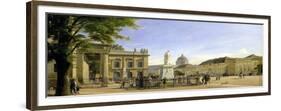 New Guardshouse, Arsenal, Prince's Palace and Castle in Berlin, 1849-Johann Philipp Eduard Gartner-Framed Giclee Print