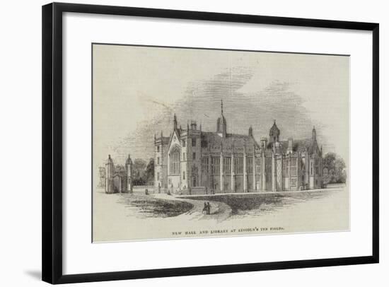 New Hall and Library at Lincoln's Inn Fields-null-Framed Giclee Print