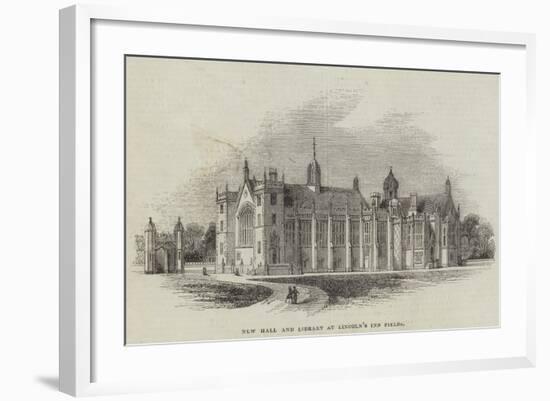 New Hall and Library at Lincoln's Inn Fields-null-Framed Giclee Print