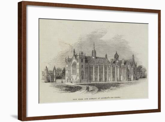 New Hall and Library at Lincoln's Inn Fields-null-Framed Giclee Print