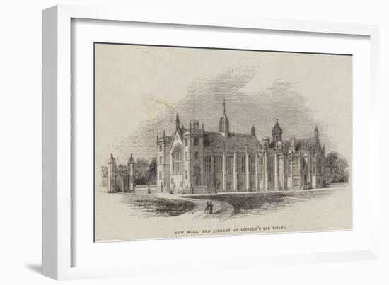 New Hall and Library at Lincoln's Inn Fields-null-Framed Giclee Print