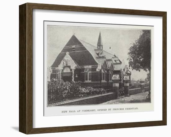 New Hall at Pirbright, Opened by Princess Christian-null-Framed Giclee Print