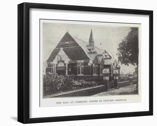 New Hall at Pirbright, Opened by Princess Christian-null-Framed Giclee Print