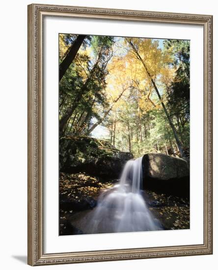 New Hampshire, a Waterfall in the White Mountains-Christopher Talbot Frank-Framed Photographic Print