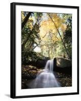 New Hampshire, a Waterfall in the White Mountains-Christopher Talbot Frank-Framed Photographic Print