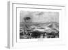 New Hampshire, Aerial View of Squam Lake-Lantern Press-Framed Art Print