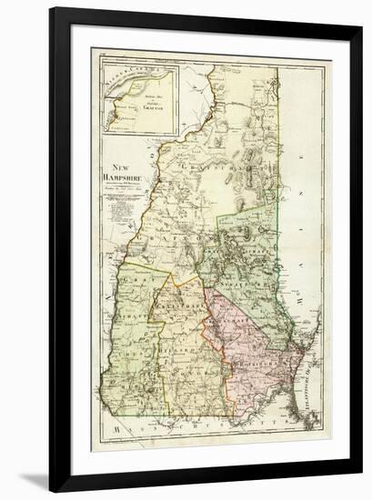 New Hampshire, c.1796-Daniel Friedrich Sotzmann-Framed Art Print