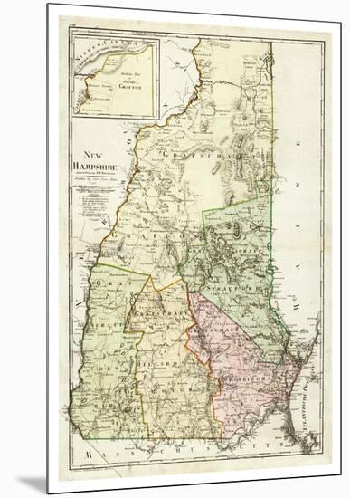 New Hampshire, c.1796-Daniel Friedrich Sotzmann-Mounted Art Print